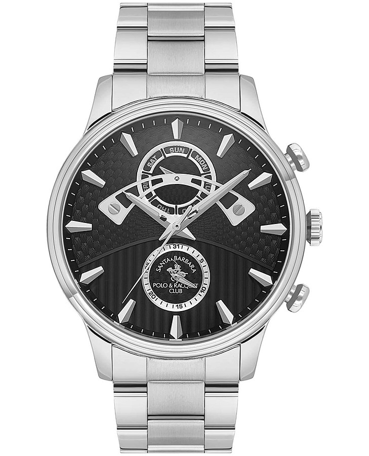 Часы Santa Barbara Polo & Racquet Club Legend SB.1.10592-1 — мужские, черный