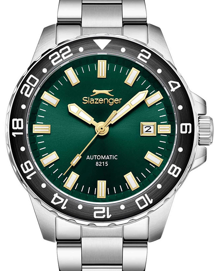 Часы Slazenger SL.09.2556.2.02 — механические, металл сталь