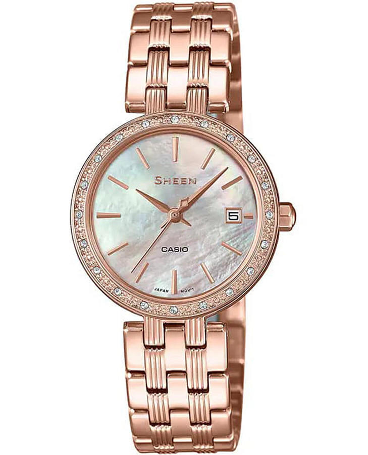 Часы Casio Sheen SHE-4060PG-4AUDF — женские, перламутровый