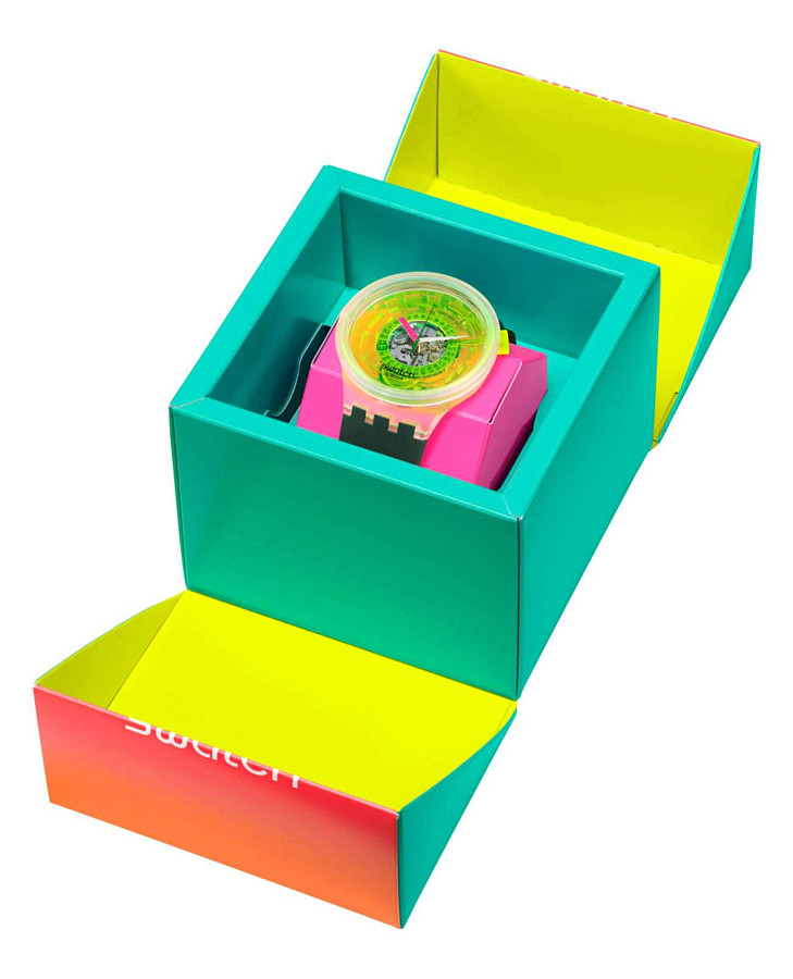 Часы Swatch Big Bold Biosourced Lacquered SB05K400 — биоматериал, мужские