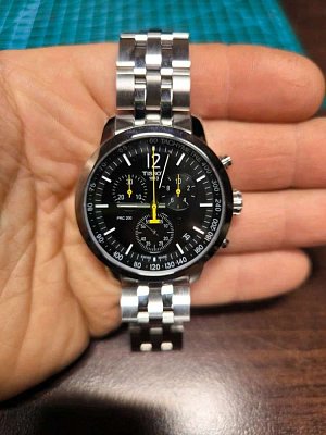 Фото покупателя: Швейцарские наручные часы Tissot PRC 200 Chronograph T114.417.11.057.00 с хронографом