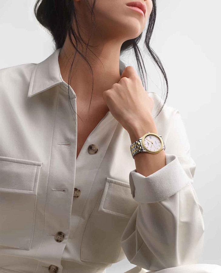 Часы Longines Flagship L4.974.3.22.7 — сталь c pvd покрытием, женские