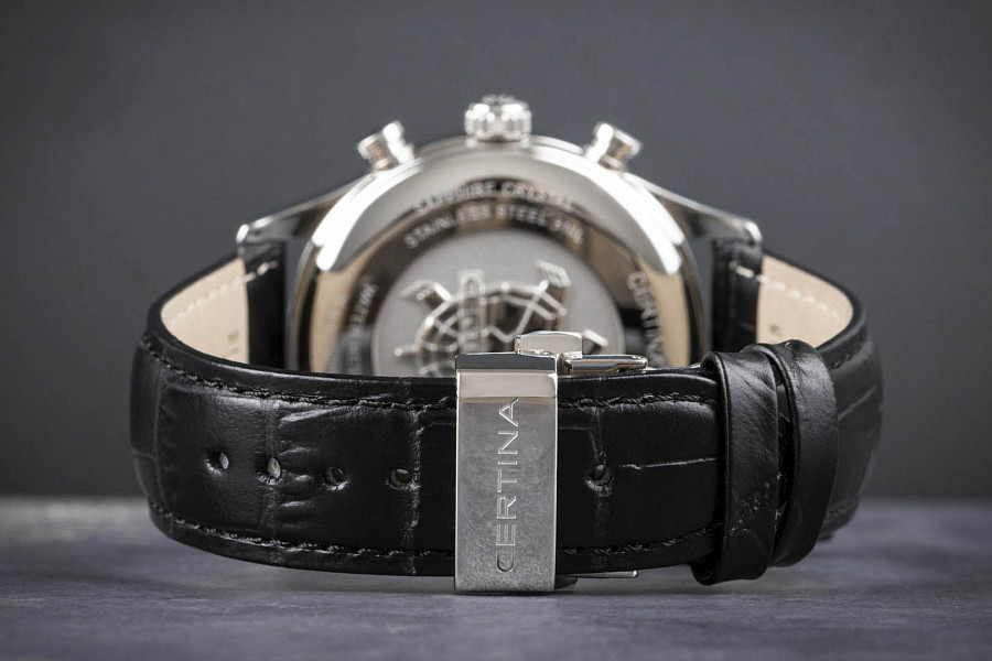 Часы Certina DS-8 Chronograph Moon Phase C033.450.16.351.00 — кварцевые, сталь металл
