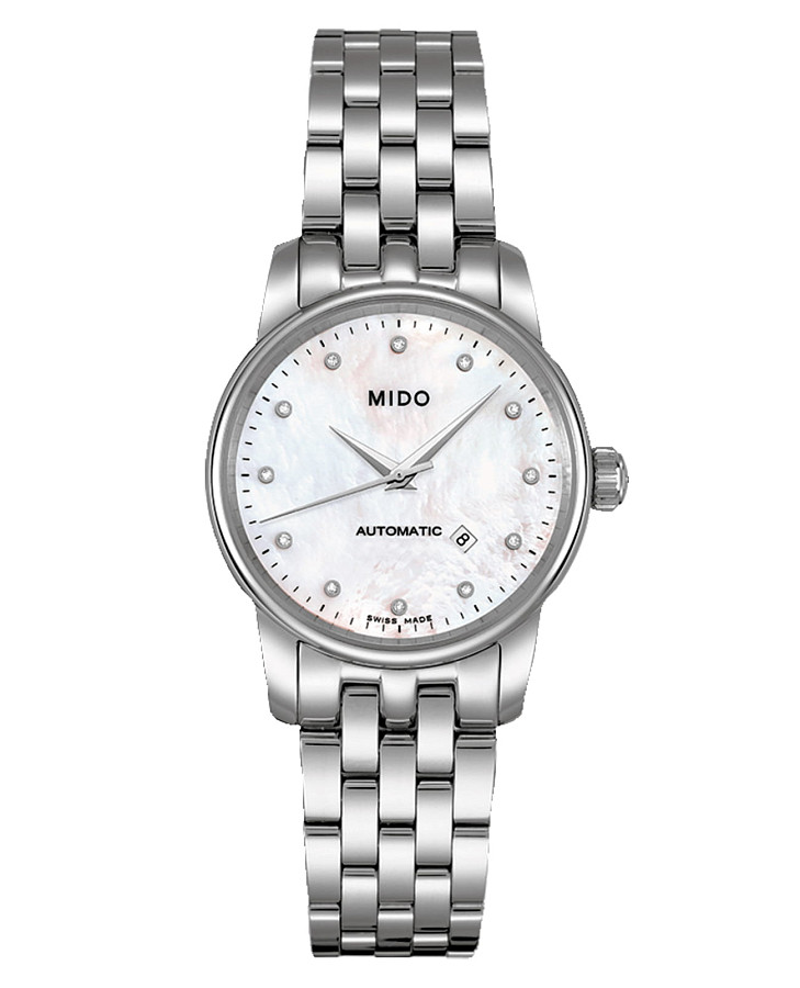 Часы Mido Baroncelli M7600.4.69.1 — женские, перламутровый