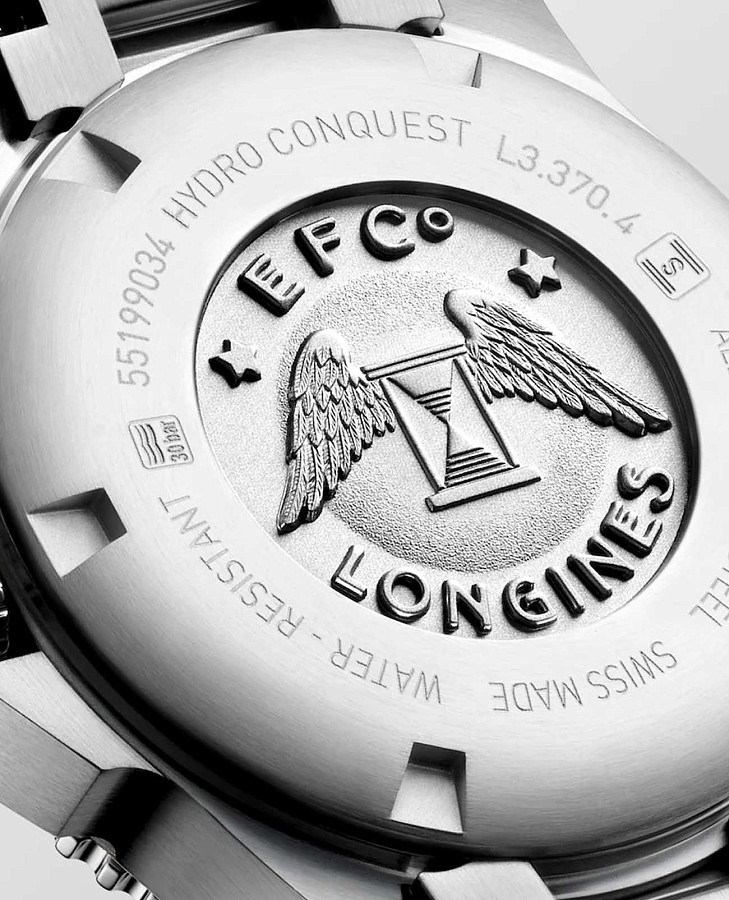 Часы Longines HydroConquest L3.370.4.56.6 — кварцевые, Швейцария, женские