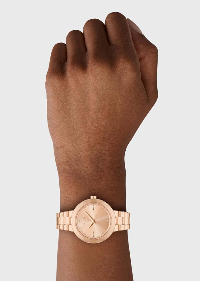 Часы Armani Exchange Jackie AX5177 — кварцевые, металл сталь