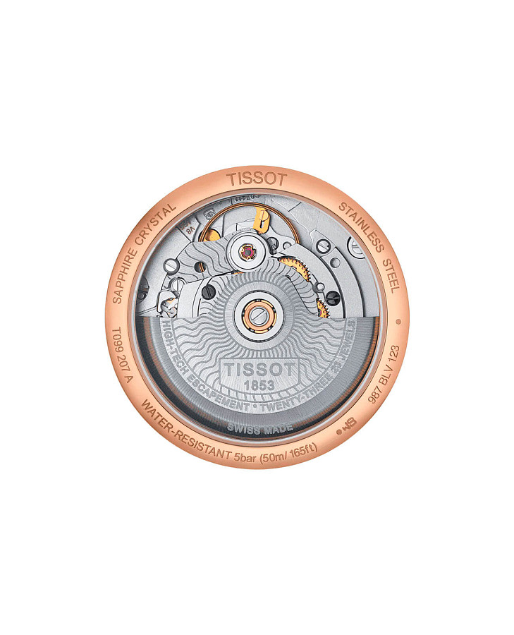 Часы Tissot Chemin des Tourelles Powermatic 80 Lady T099.207.36.118.00 — металл сталь, Швейцария