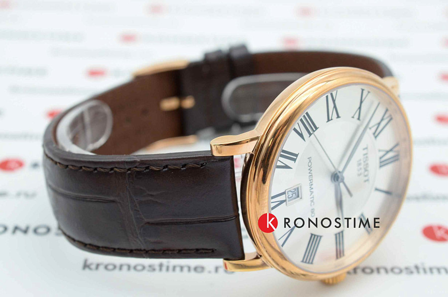 Часы Tissot Carson Premium Powermatic 80 T122.407.36.033.00 — механические, Швейцария, мужские