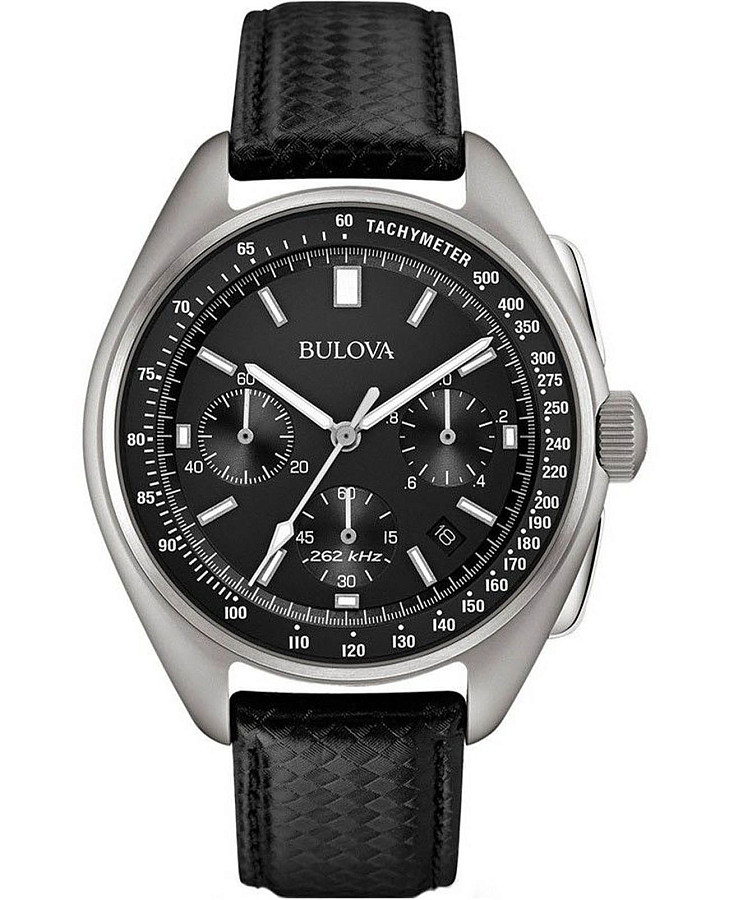 Часы Bulova Lunar Pilot Chronograph 96B251 — мужские, черный