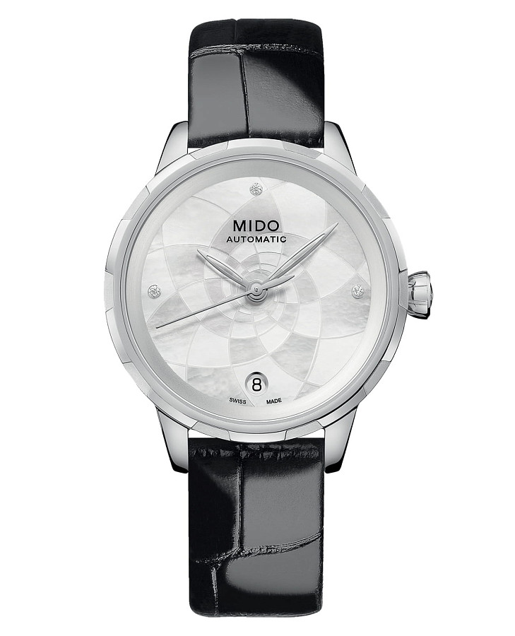 Часы Mido Rainflower M043.207.16.116.00 — женские, белый