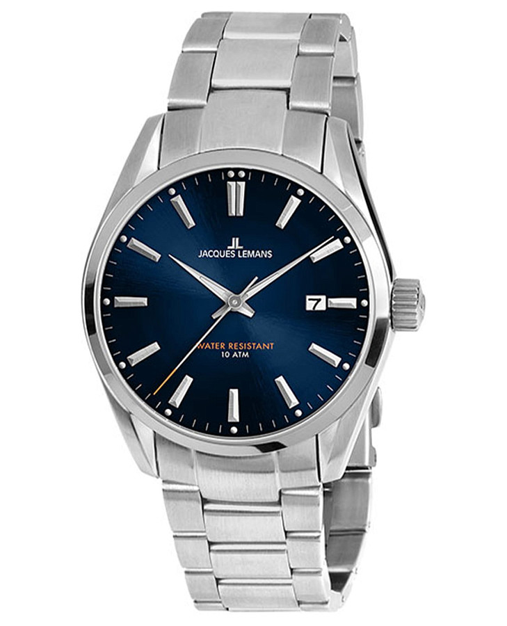 Часы Jacques Lemans Classic 1-1859G — мужские, синий