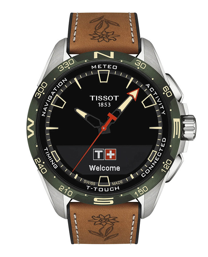 Часы Tissot T-Touch Connect Solar T121.420.47.051.09 — мужские, черный