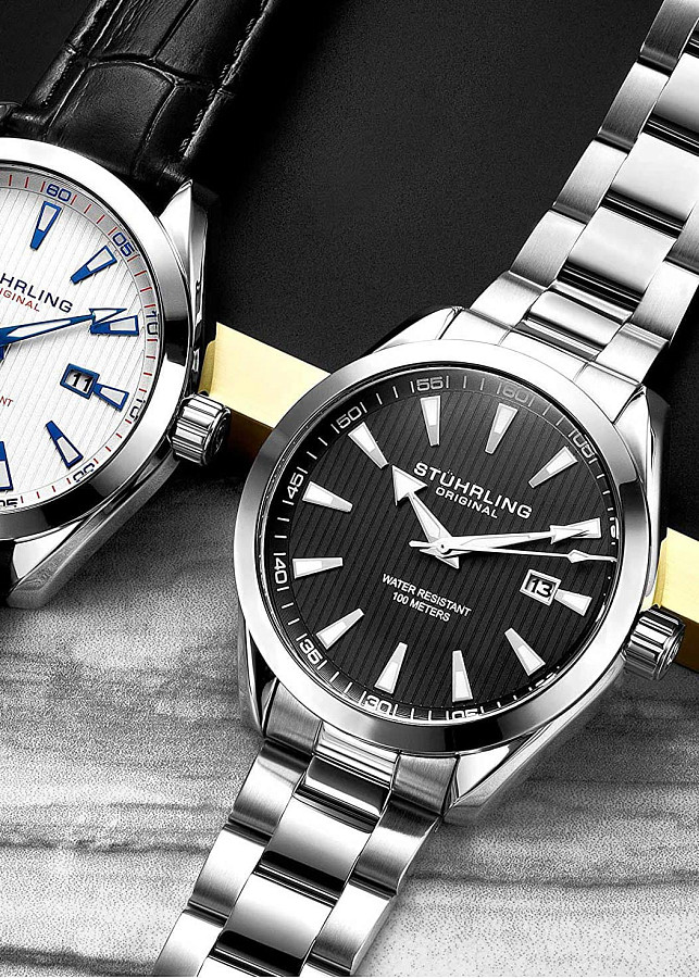 Часы Stuhrling Symphony 3953.1 — сталь металл, США