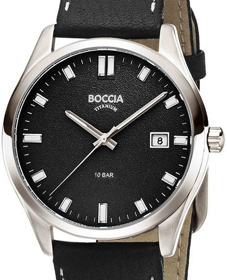 Часы Boccia Titanium Circle-Oval 3669-02 — кварцевые, титан