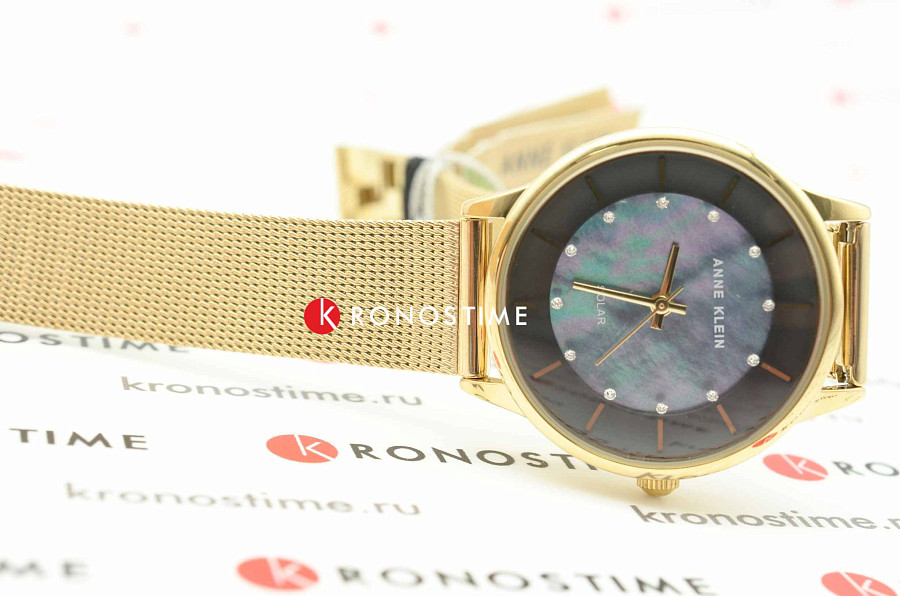 Часы Anne Klein Daily 3722BMGB — женские, сталь c pvd покрытием
