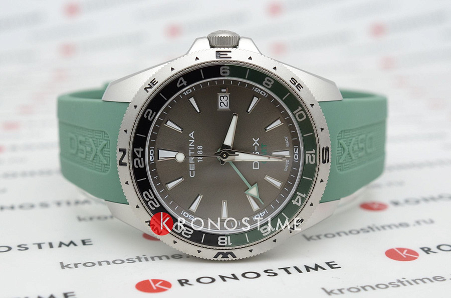 Часы Certina DS-X GMT C047.452.17.081.00 — артикул C0474521708100
