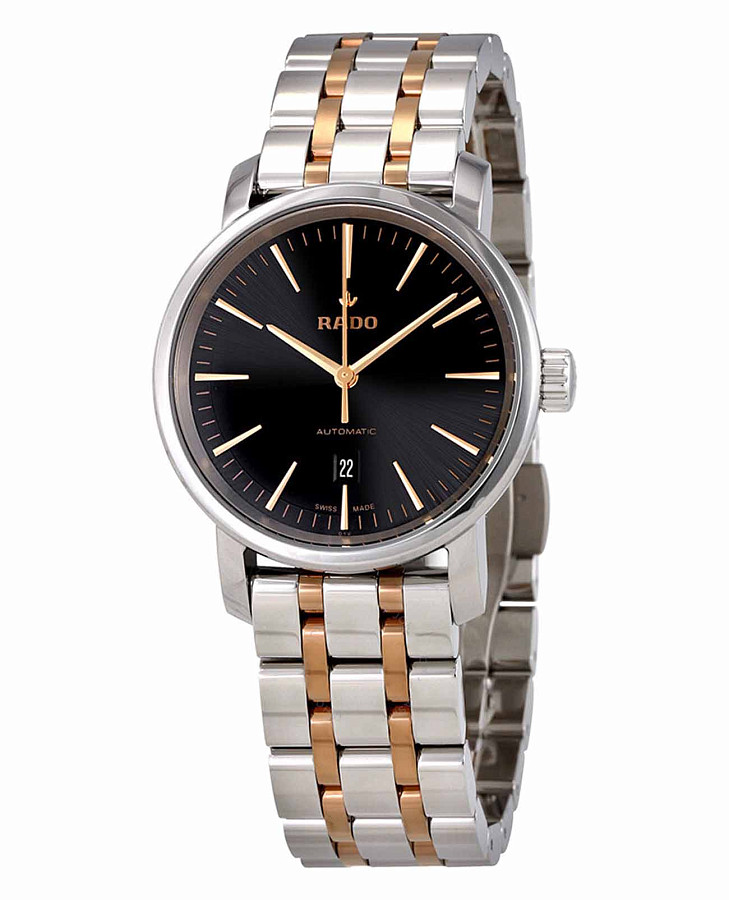 Часы Rado Diamaster R14050163 — нержавеющая сталь с pvd-покрытием, женские