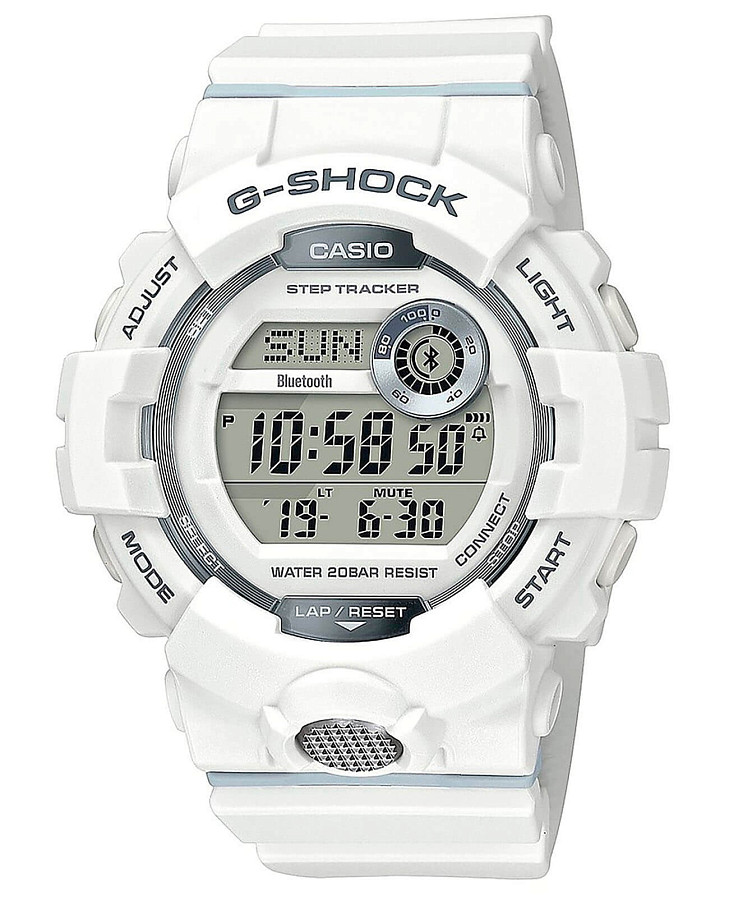 Часы Casio G-Shock GBD-800-7 — мужские, белый