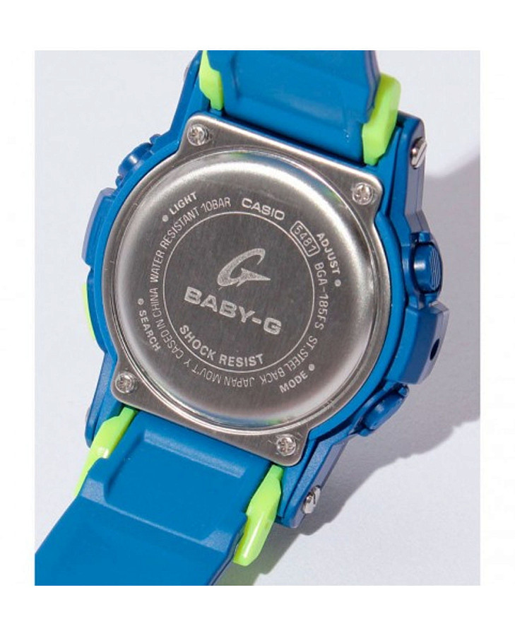 Часы Casio Baby-G BGA-185FS-2ADR — кварцевые, пластик