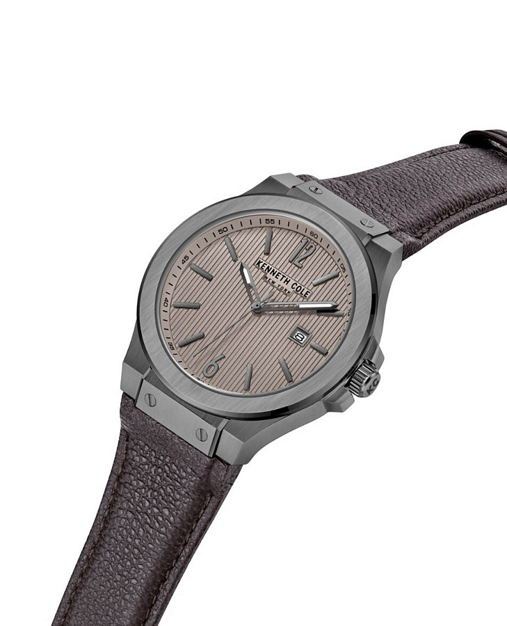 Часы Kenneth Cole Modern Classic KCWGB0034402 — мужские, кожаный