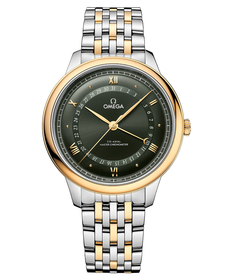 Часы Omega De Ville Prestige 434.20.42.22.10.001 — мужские, зеленый