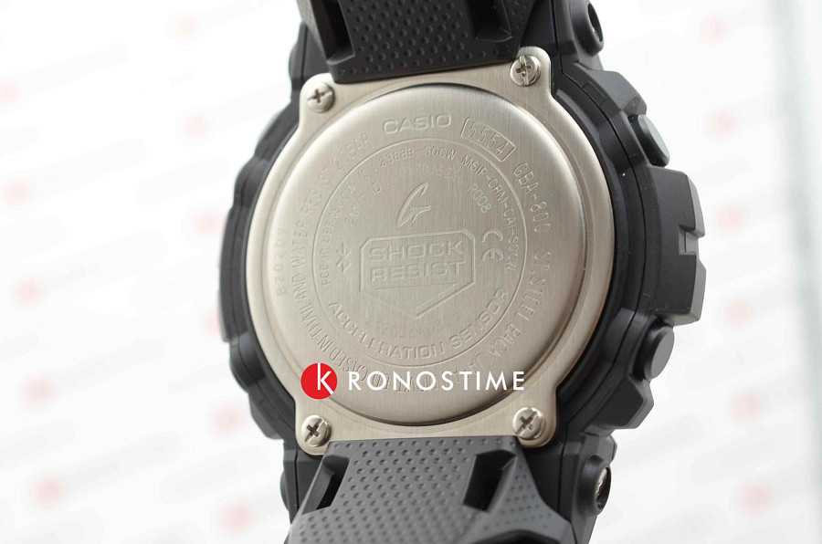 Часы Casio G-Shock GBA-800-1A — мужские, черный