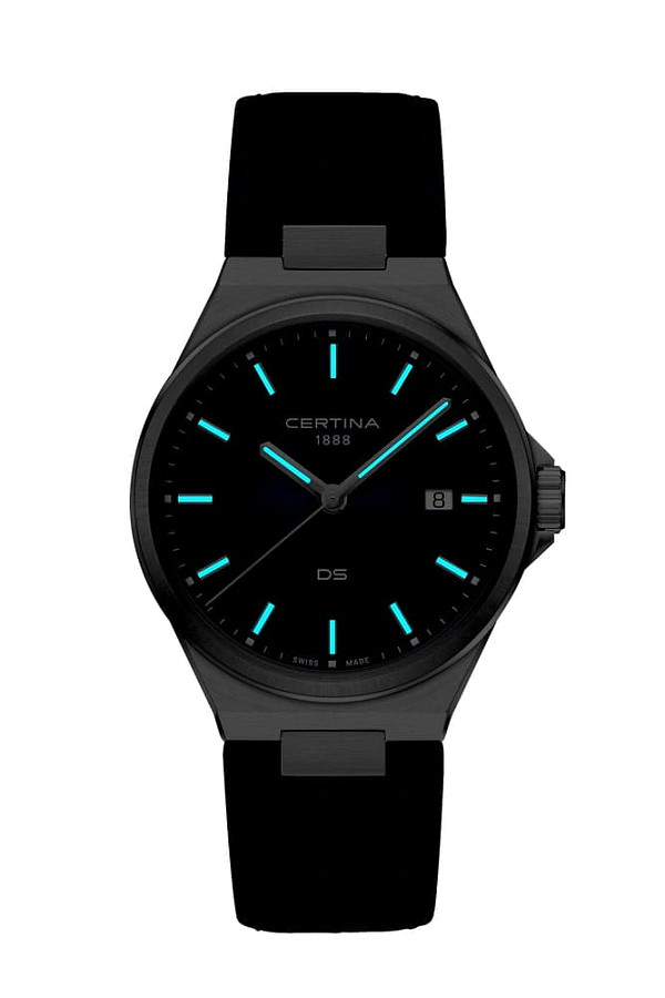 Часы Certina DS-7 Quartz C043.410.16.041.00 — кварцевые, металл сталь
