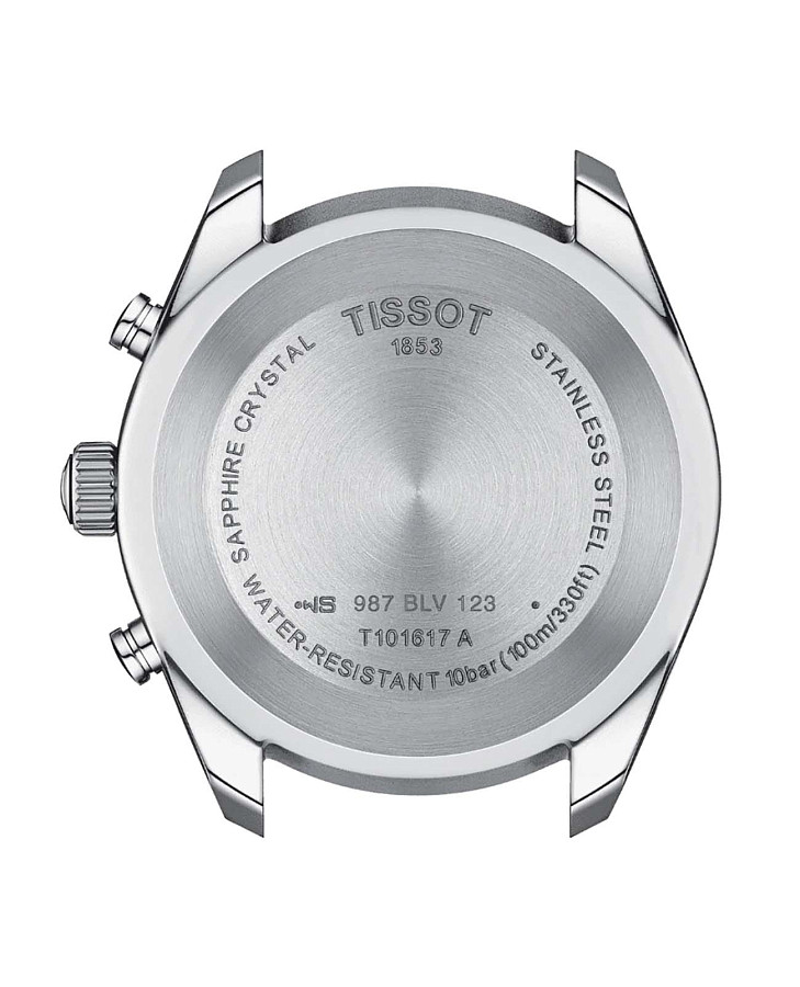 Часы Tissot PR 100 Sport Gent Chronograph T101.617.16.031.00 — кожаный, мужские