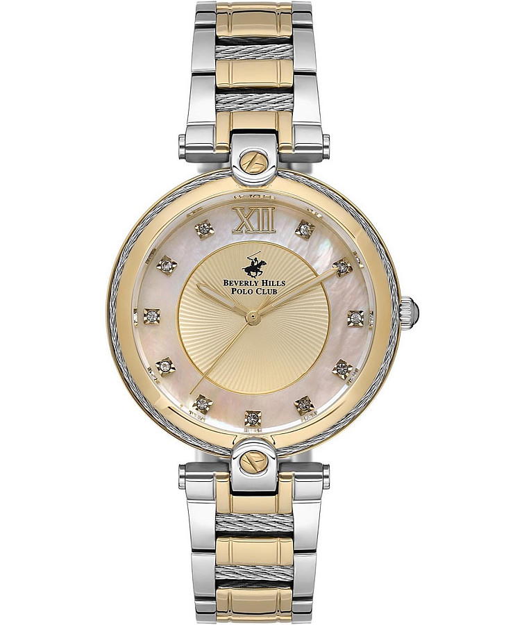 Часы Beverly Hills Polo Club BP3585X.220 — женские, перламутровый