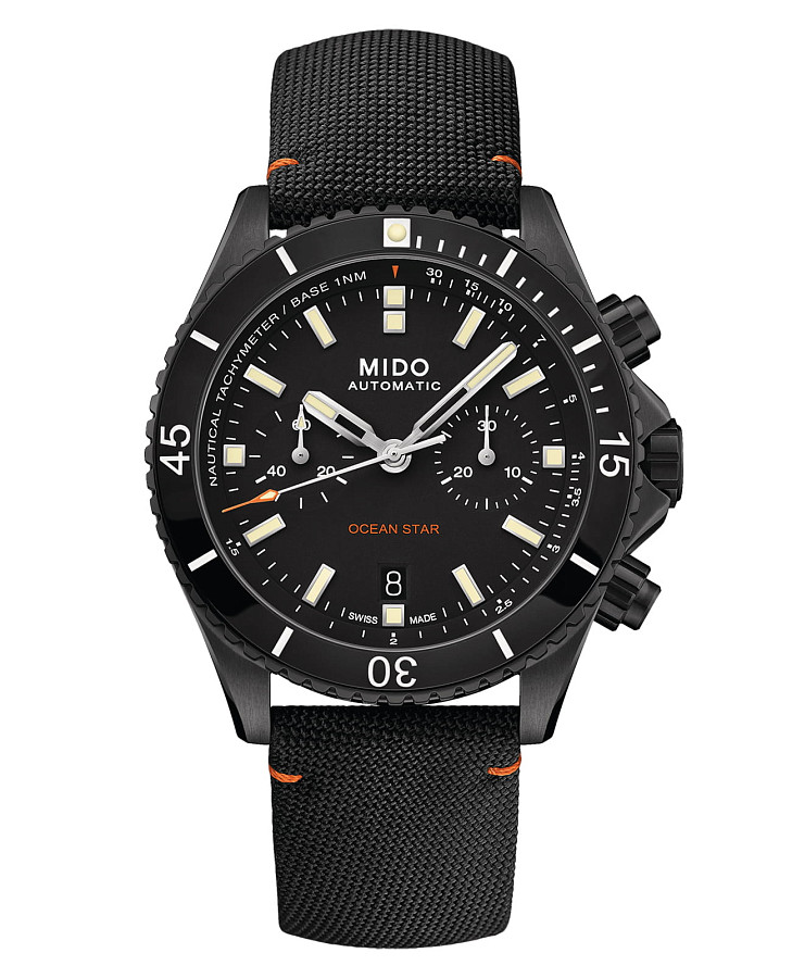 Часы Mido Ocean Star Chronograph M026.627.37.051.00 — мужские, черный