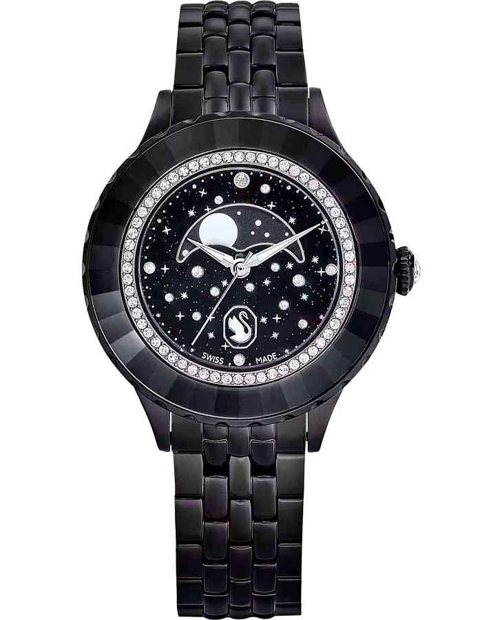 Часы Swarovski Octea Moon 5677497 — женские, черный