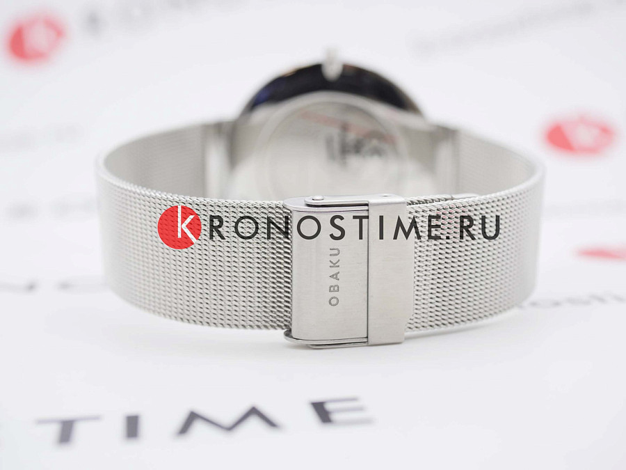 Часы Obaku Ultra Slim V230GXCBMC — мужские, кварцевые