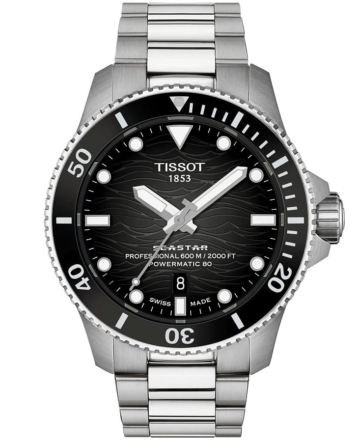 Часы Tissot Seastar 2000 44 mm T120.907.11.051.00 — мужские, черный