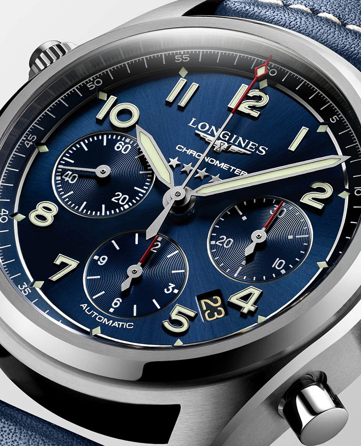 Часы Longines Spirit L3.820.4.93.0 — Швейцария, механические