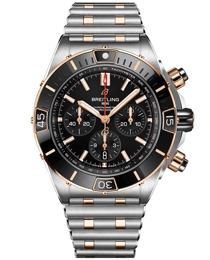 Часы Breitling Super Chronomat B01 44 UB0136251B1U1 — мужские, черный