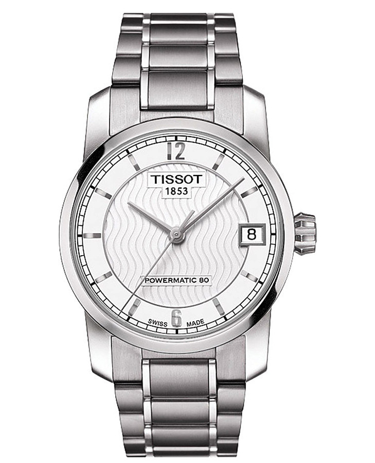 Часы Tissot T-Classic Titanium T087.207.44.037.00 — женские, белый
