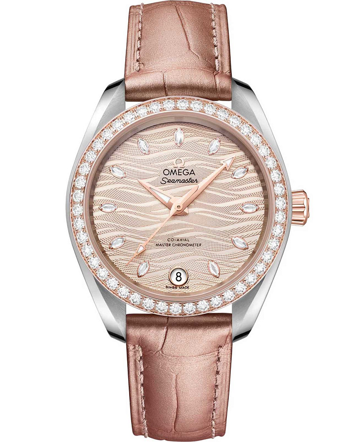 Часы Omega Seamaster Aqua Terra 220.28.34.20.59.001 — женские, бежевый