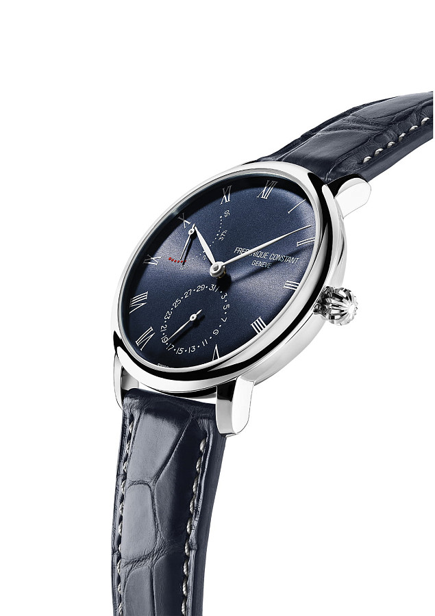 Часы Frederique Constant Slimline Power Reserve Manufacture FC-723NR3S6 — механические, сталь металл