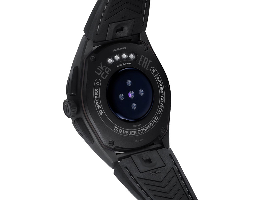 Часы TAG Heuer Connected Calibre E4 X Oracle Red Bull Racing edition SBR8A80.EB0365 — кожа + каучук, мужские