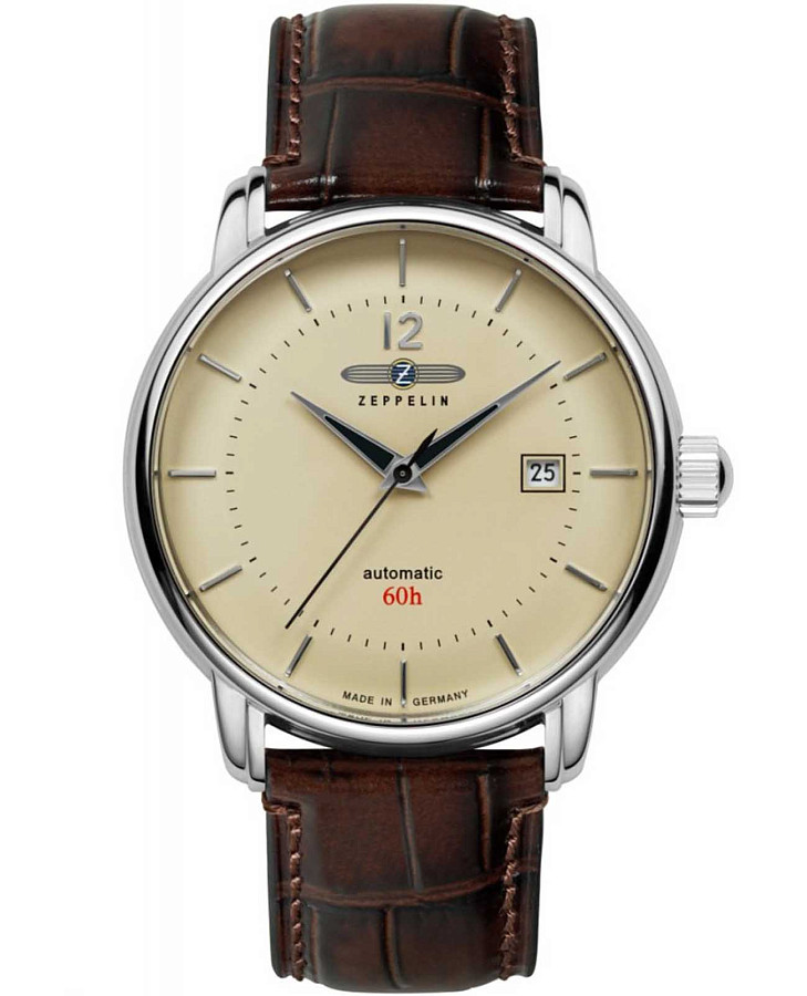 Часы Zeppelin LZ 120 Bodensee 81605 — мужские, бежевый