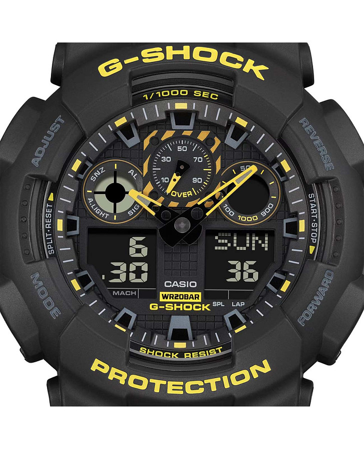 Часы Casio G-Shock GA-100CY-1ADR (GA-100CY-1A) — мужские, пластик