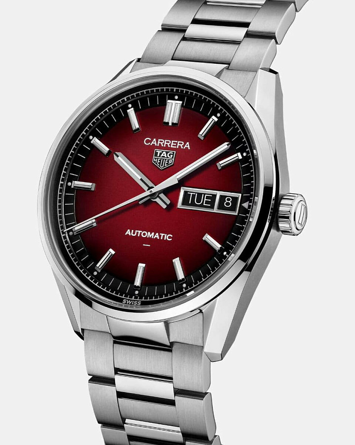 Часы TAG Heuer Carrera Day-Date WDA2113.BA0043 — механические, металл сталь