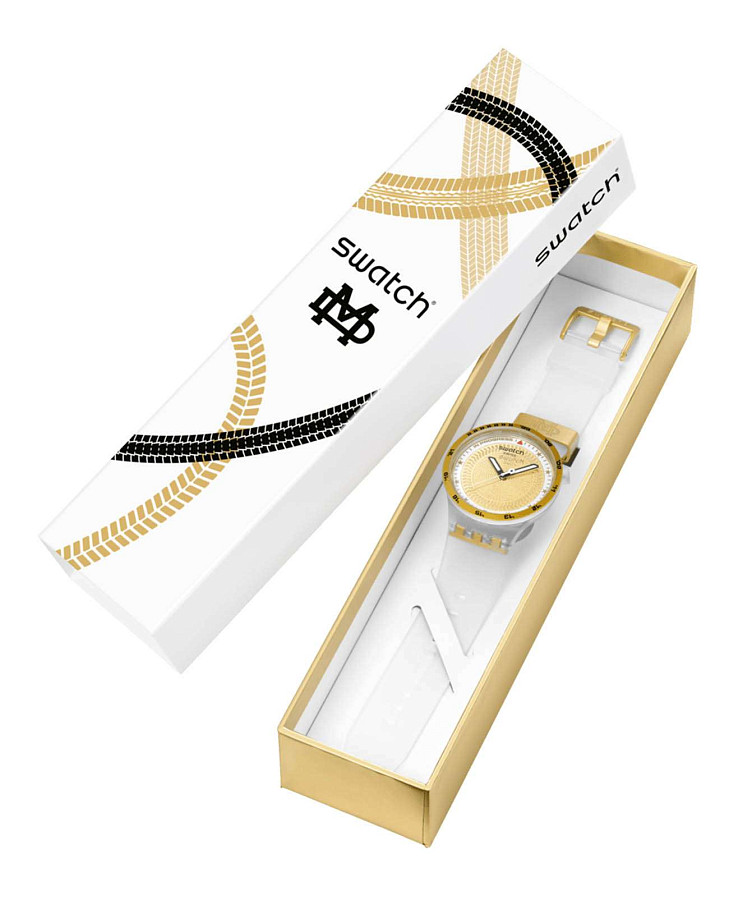Часы Swatch Big Bold Biosourced Standard SB05K105 — биоматериал, мужские