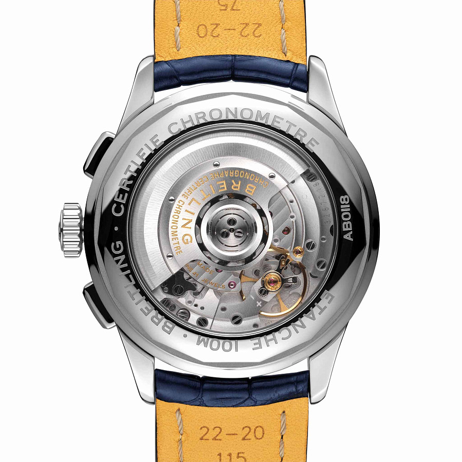 Часы Breitling Premier B01 Chronograph 42 Bentley Mulliner Limited Edition AB0118A71G1P2 — кожаный, мужские