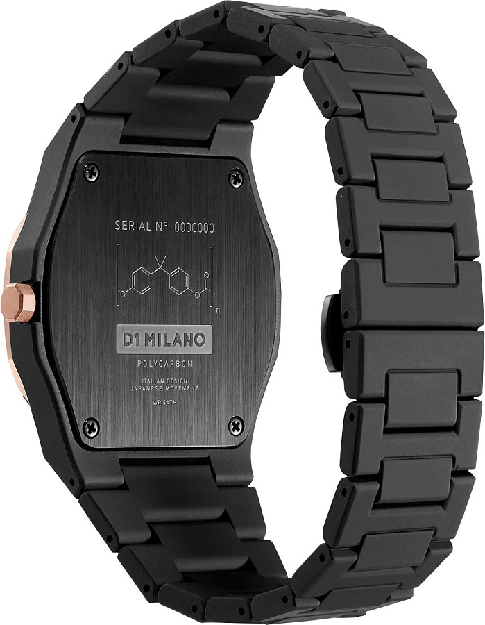 Часы D1 Milano Polycarbon PCBJ15 — пластик, мужские