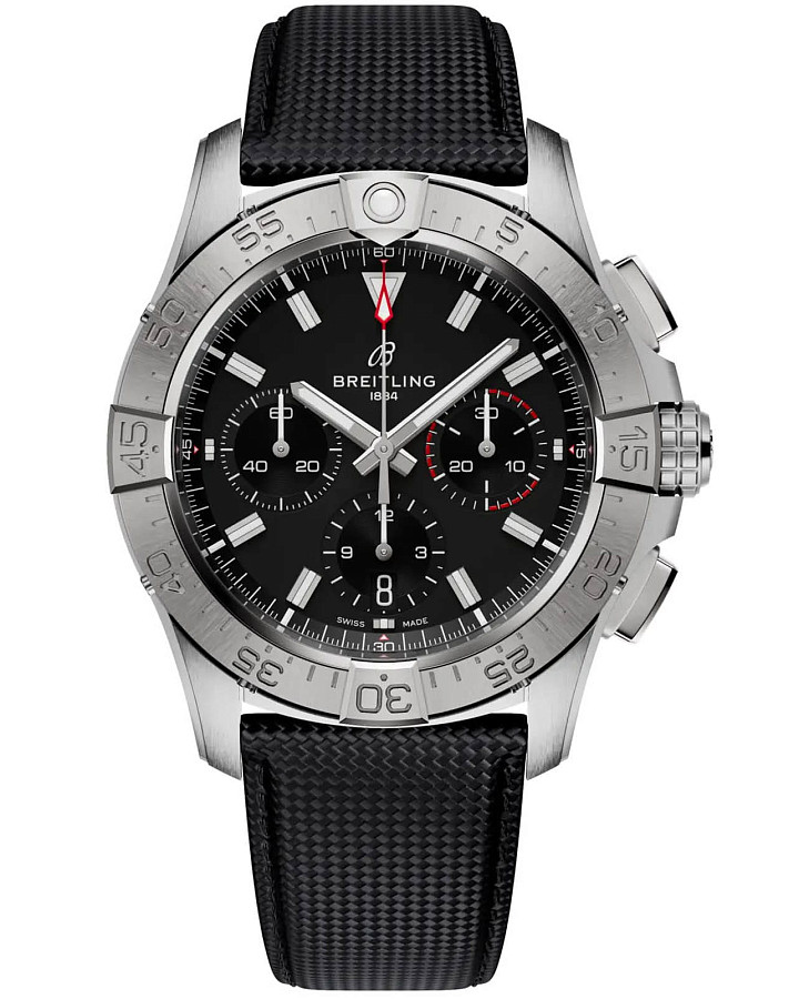 Часы Breitling Avenger B01 Chronograph 42 mm AB0146101B1X1 — мужские, черный