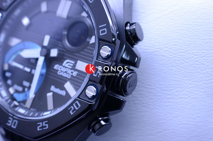 Часы Casio Edifice ECB-10PB-1ADF (ECB-10PB-1AEF) — Япония, кварцевые