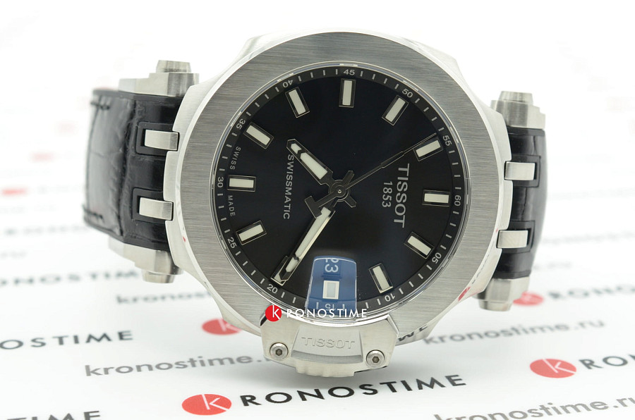 Часы Tissot T-Race Swissmatic T115.407.17.051.00 — мужские, кожаный