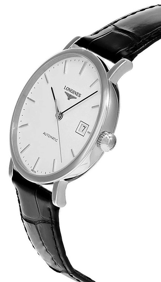 Часы Longines Elegant Collection L4.810.4.12.2 — механические, металл сталь