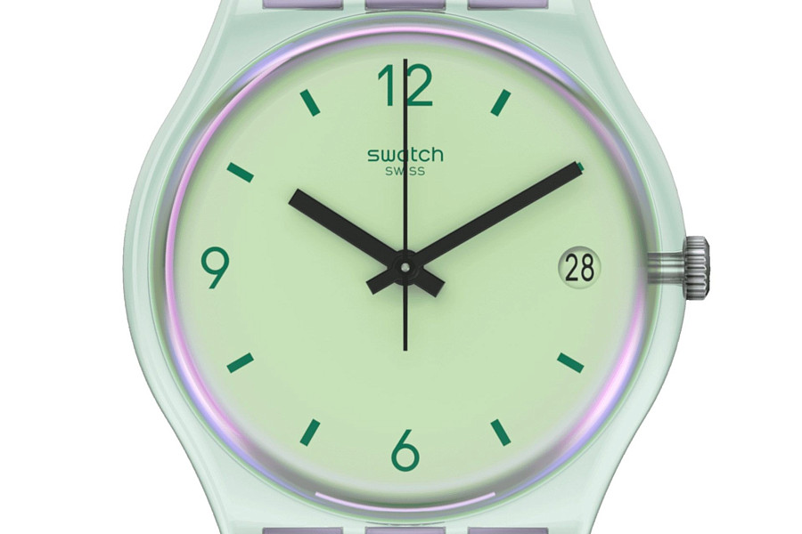 Часы Swatch Gent Biosourced Standard SO28G401 — кварцевые, пластик